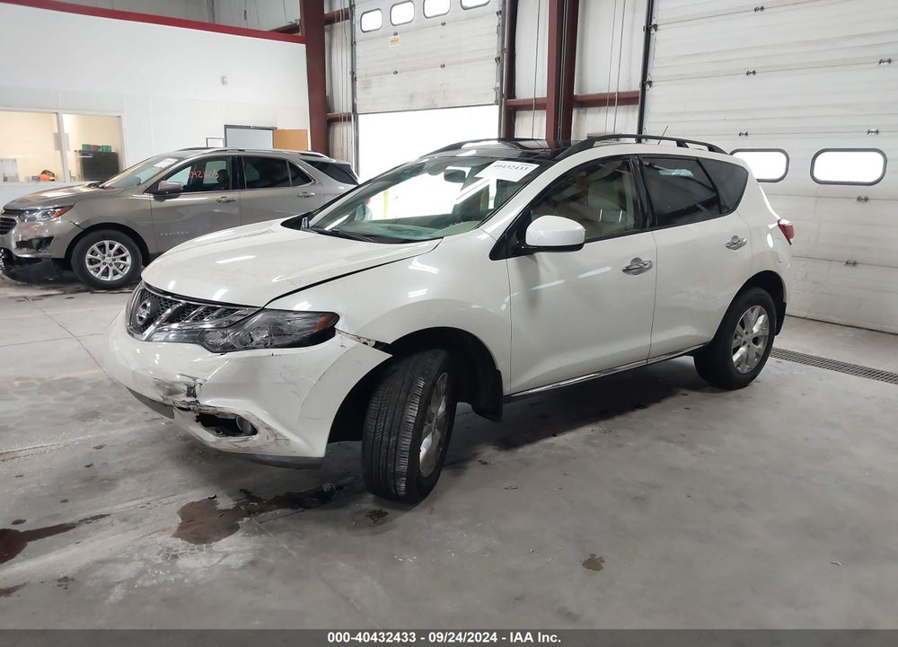 2013 NISSAN MURANO SL VIN: JN8AZ1MWXDW320285