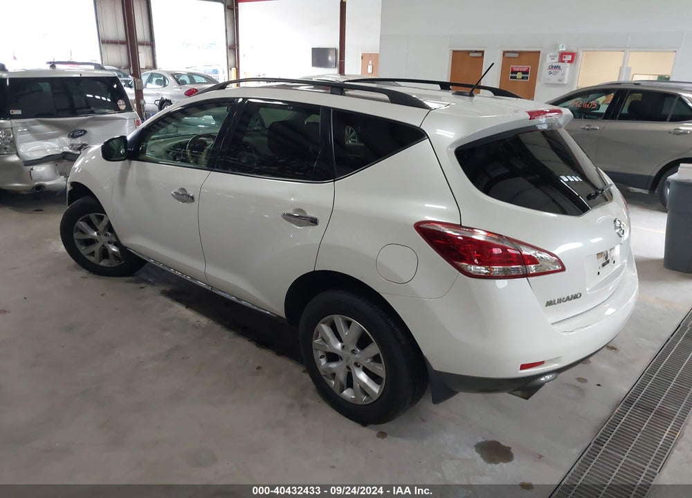 2013 NISSAN MURANO SL VIN: JN8AZ1MWXDW320285