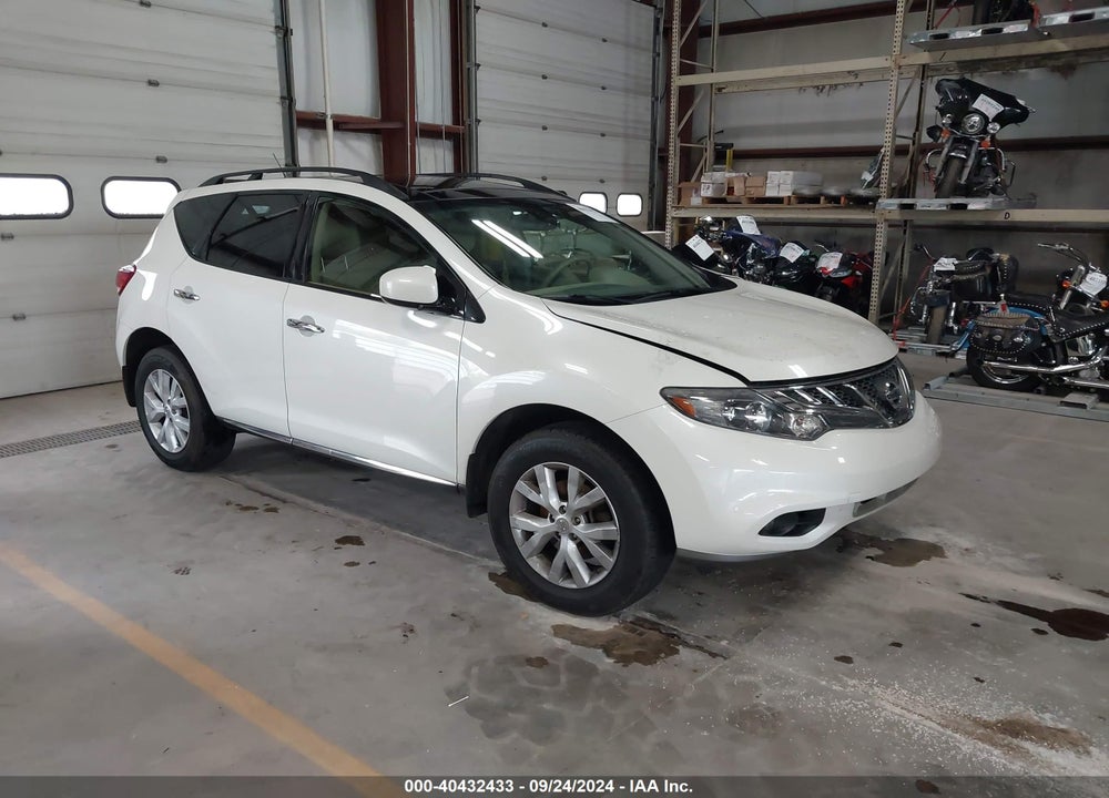 2013 NISSAN MURANO SL VIN: JN8AZ1MWXDW320285