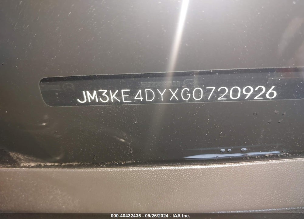 2016 MAZDA CX-5 GRAND TOURING VIN: JM3KE4DYXG0720926