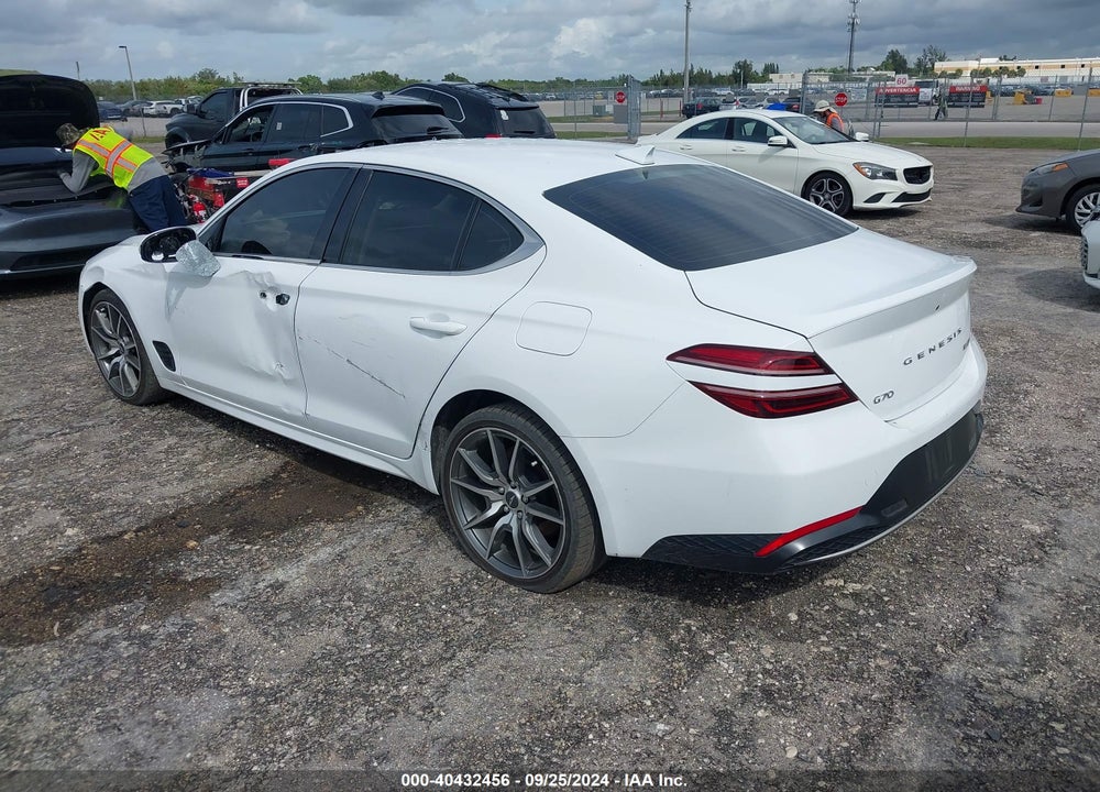 2023 GENESIS G70 2.0T RWD VIN: KMTG34TA0PU125005
