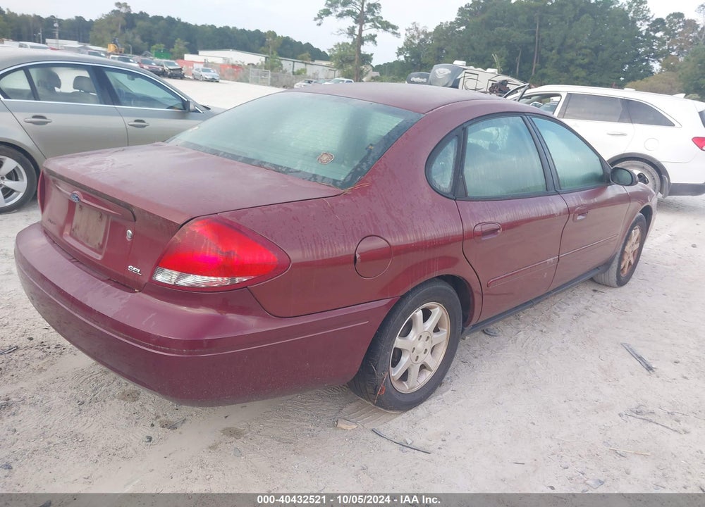 2007 FORD TAURUS SEL VIN: 1FAFP56U17A150030