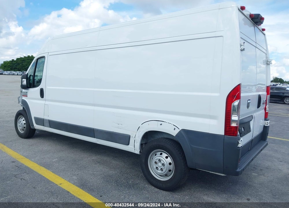 2018 RAM PROMASTER 2500 HIGH ROOF 159 WB VIN: 3C6TRVDG8JE155015