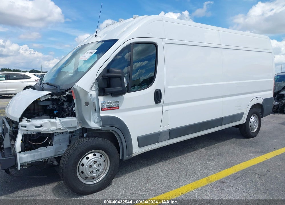 2018 RAM PROMASTER 2500 HIGH ROOF 159 WB VIN: 3C6TRVDG8JE155015