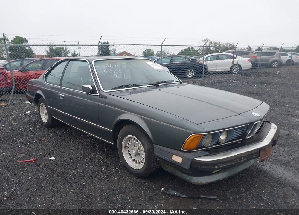 1986 BMW 635 CSI VIN: WBAEC7404G0607252