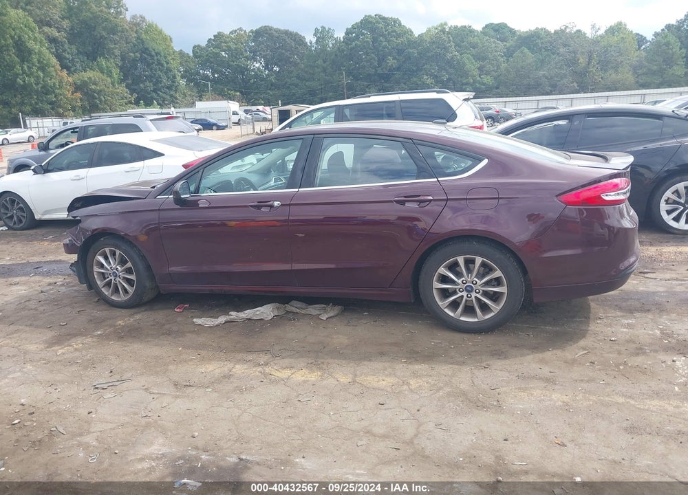 2017 FORD FUSION SE VIN: 3FA6P0HD1HR363471