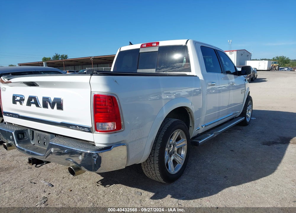 2016 RAM 1500 LONGHORN LIMITED VIN: 1C6RR7PT0GS166143