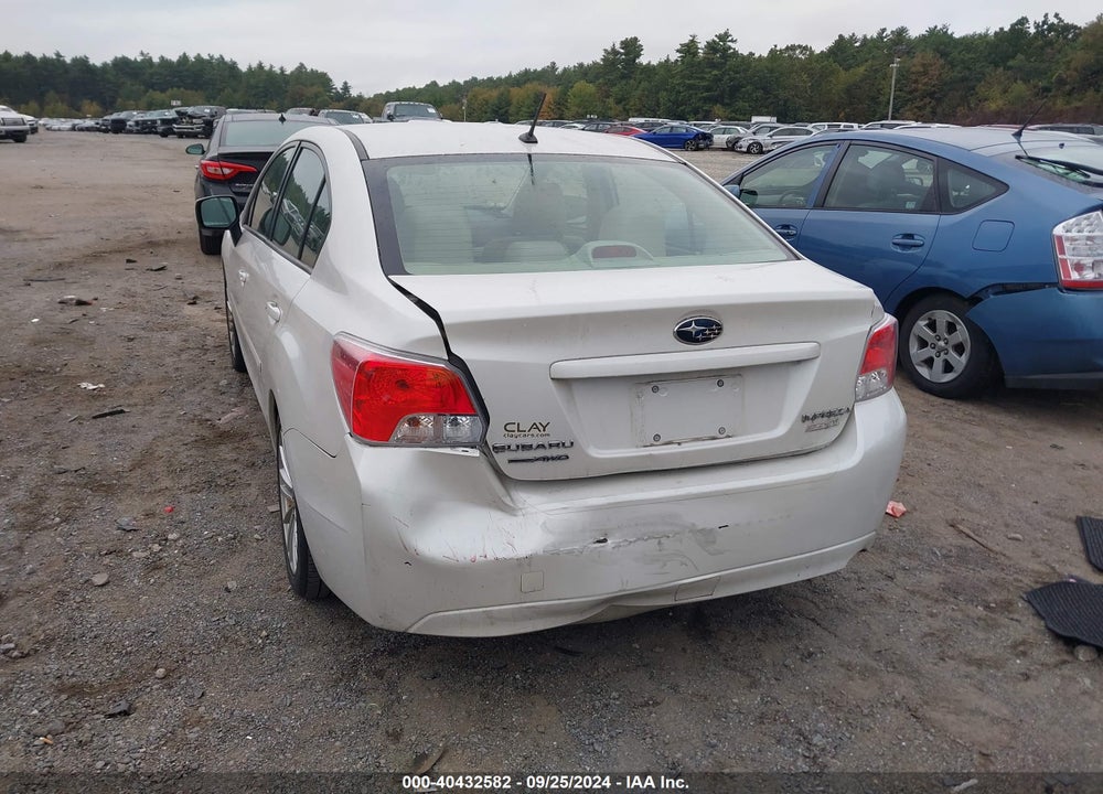 2012 SUBARU IMPREZA 2.0I PREMIUM VIN: JF1GJAD62CH020780