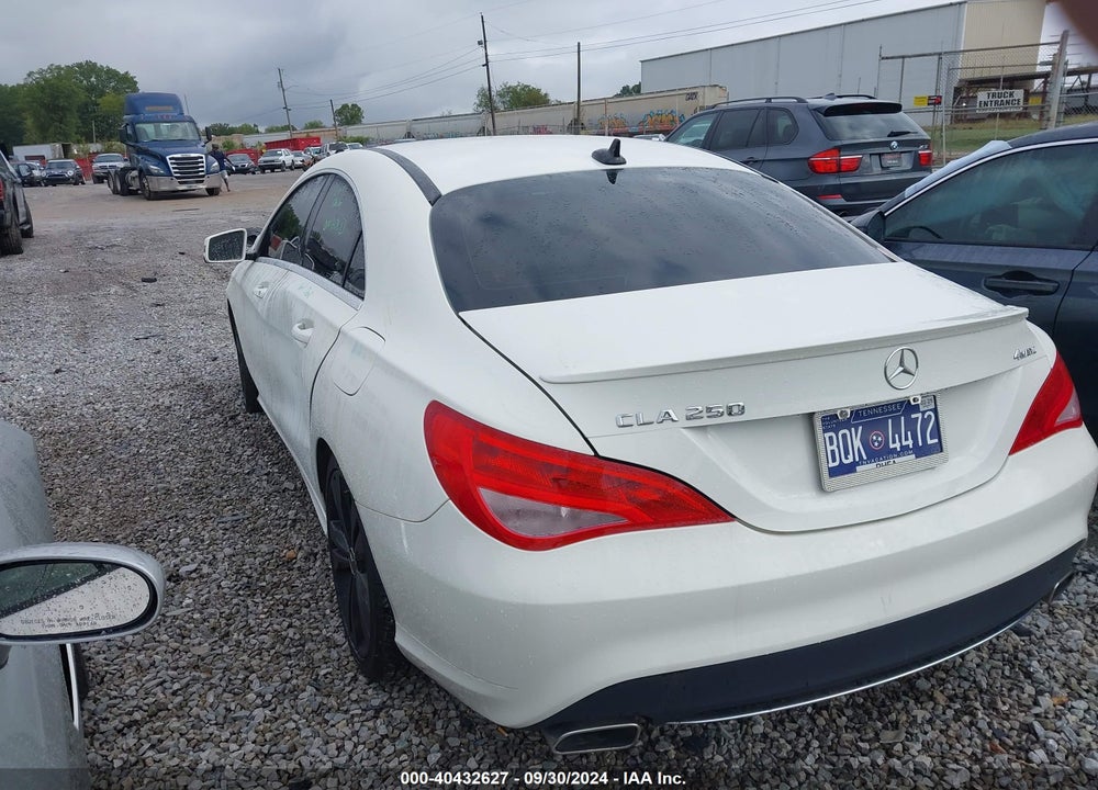 2016 MERCEDES-BENZ CLA 250 4MATIC VIN: WDDSJ4GB9GN390393