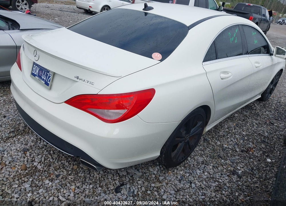 2016 MERCEDES-BENZ CLA 250 4MATIC VIN: WDDSJ4GB9GN390393