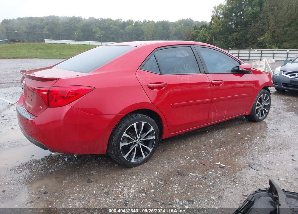 2018 TOYOTA COROLLA SE VIN: 2T1BURHE6JC082924