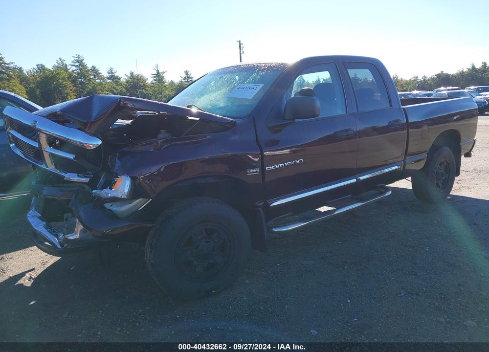2004 DODGE RAM 1500 SLT/LARAMIE VIN: 1D7HU18D74S648603