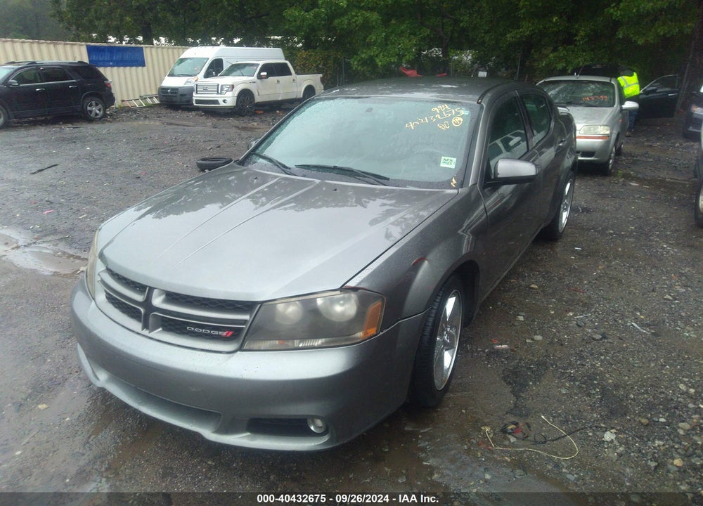 2013 DODGE AVENGER SXT VIN: 1C3CDZCBXDN651085