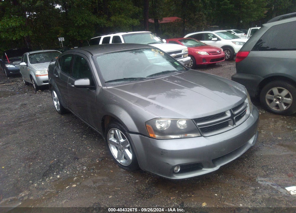 2013 DODGE AVENGER SXT VIN: 1C3CDZCBXDN651085