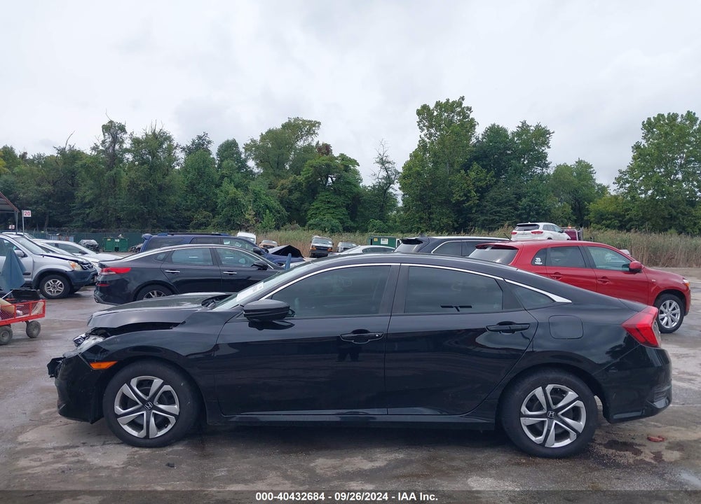 2018 HONDA CIVIC LX VIN: 19XFC2F55JE024173