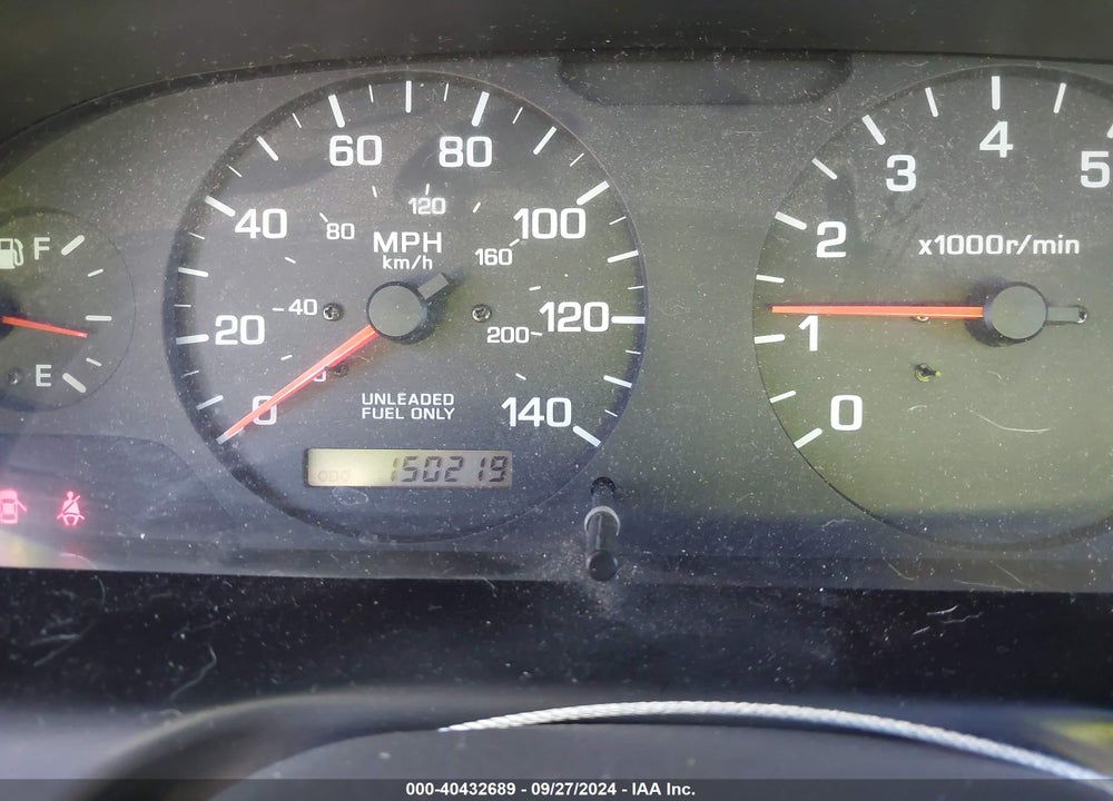 2000 NISSAN ALTIMA GLE/GXE/SE/XE VIN: 1N4DL01D9YC125492