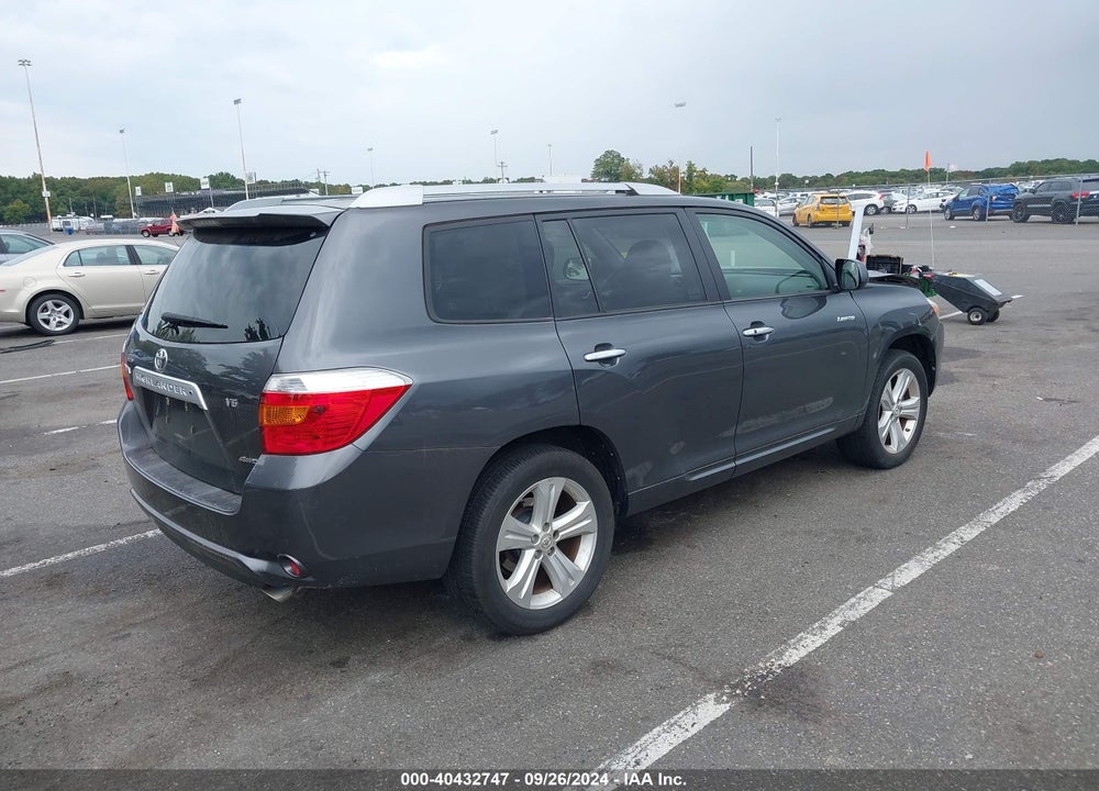 2008 TOYOTA HIGHLANDER LIMITED VIN: JTEES42A182080675