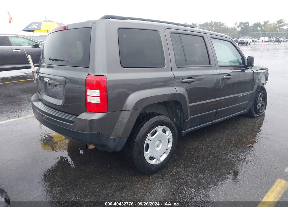 2017 JEEP PATRIOT SPORT FWD VIN: 1C4NJPBB6HD153030