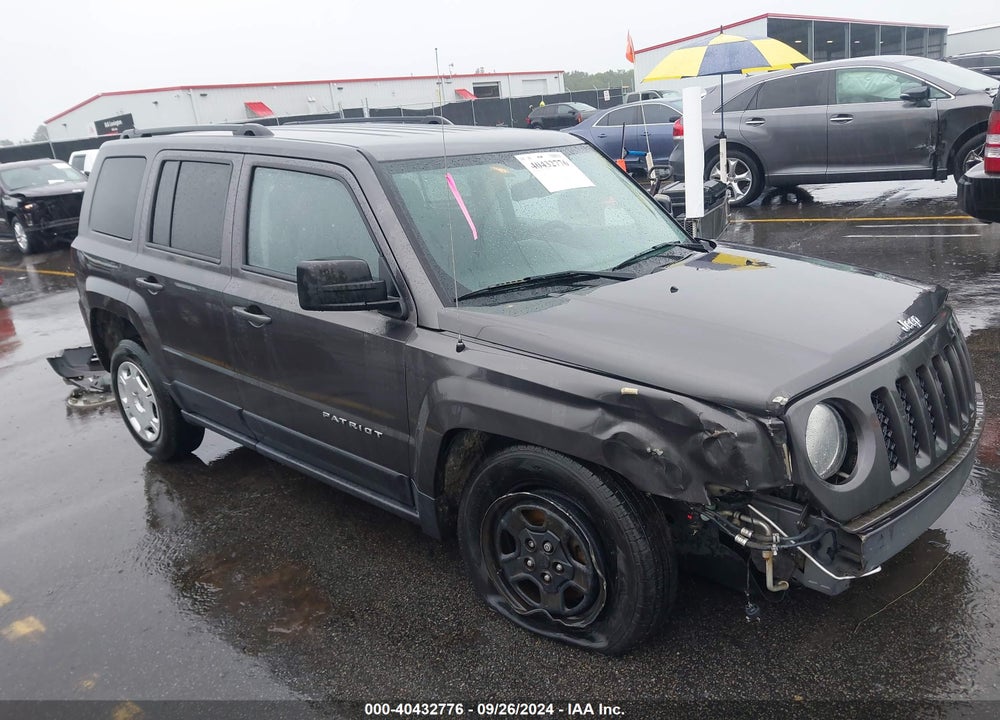 2017 JEEP PATRIOT SPORT FWD VIN: 1C4NJPBB6HD153030