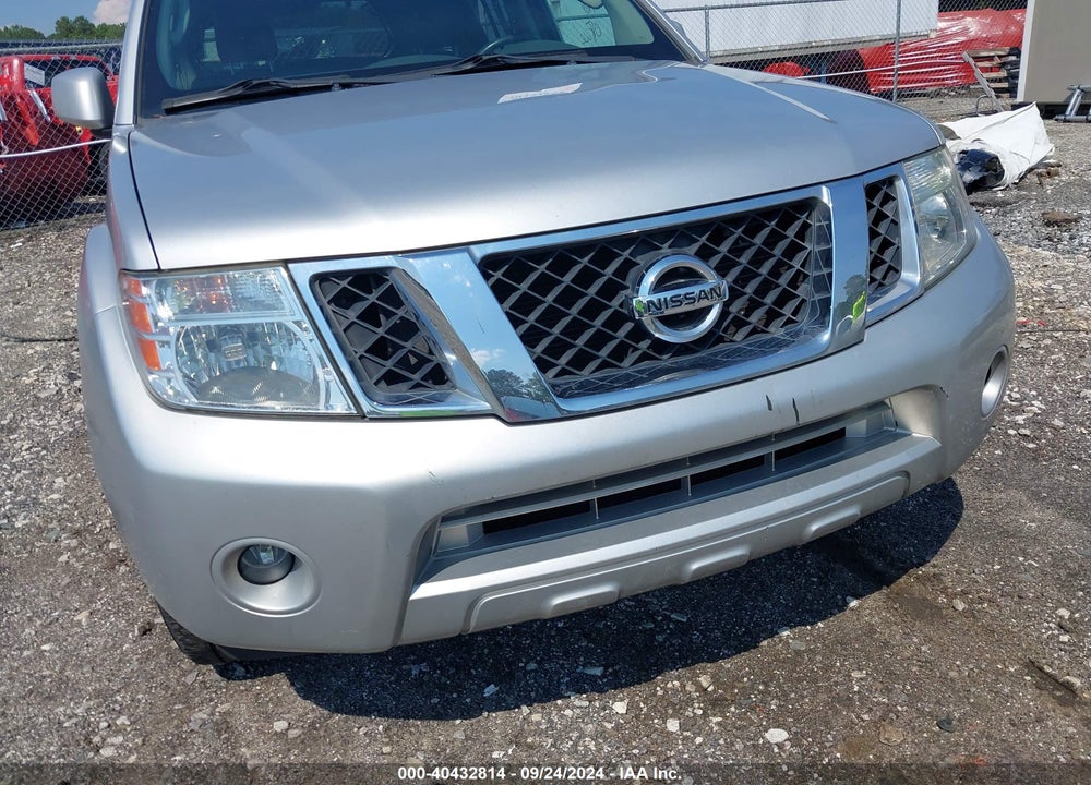 2011 NISSAN PATHFINDER SILVER VIN: 5N1AR1NN3BC634825