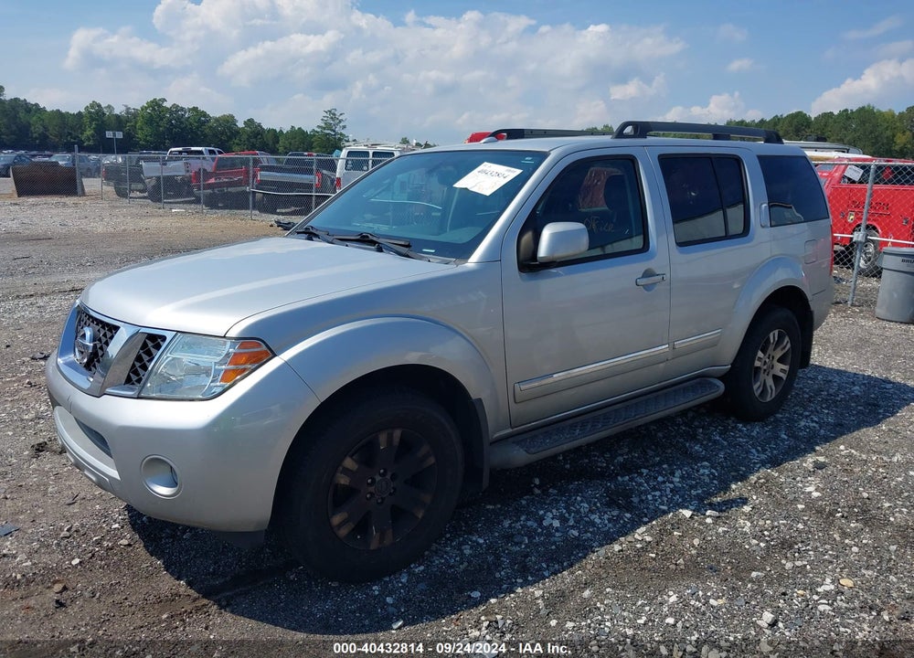 2011 NISSAN PATHFINDER SILVER VIN: 5N1AR1NN3BC634825