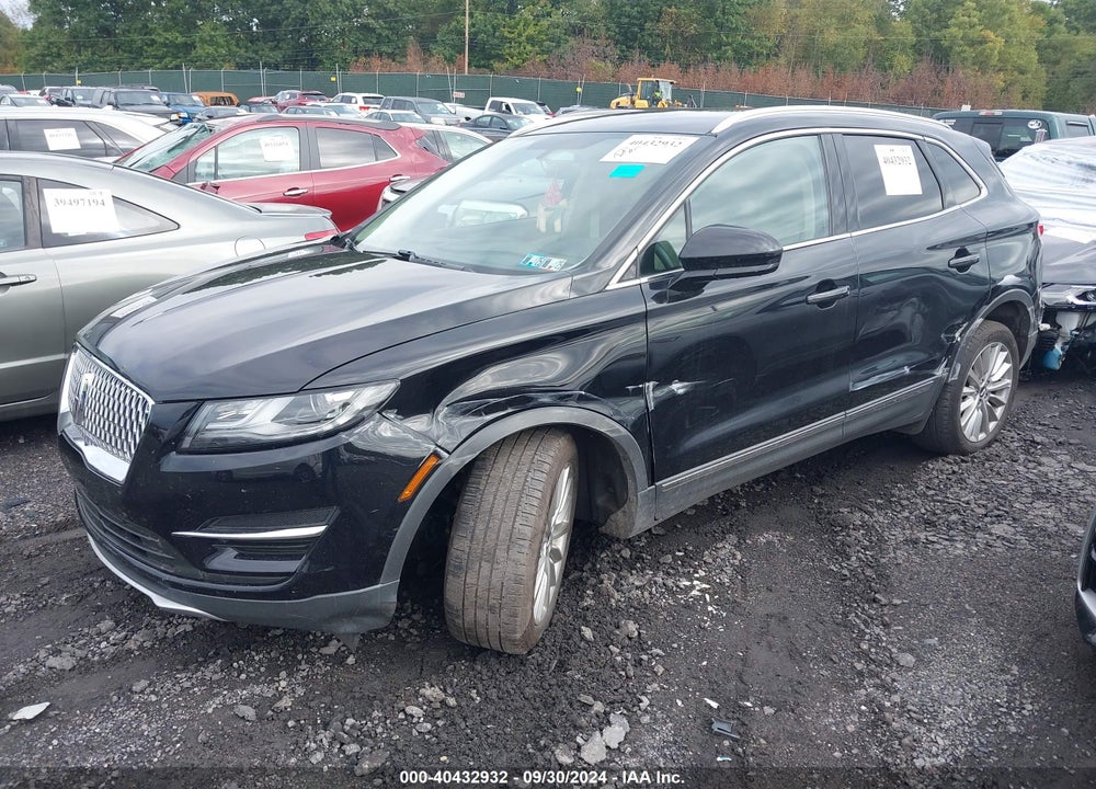 2019 LINCOLN MKC STANDARD VIN: 5LMCJ1D98KUL39439