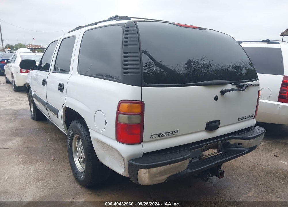 2003 CHEVROLET TAHOE LS VIN: 1GNEC13Z63R219520