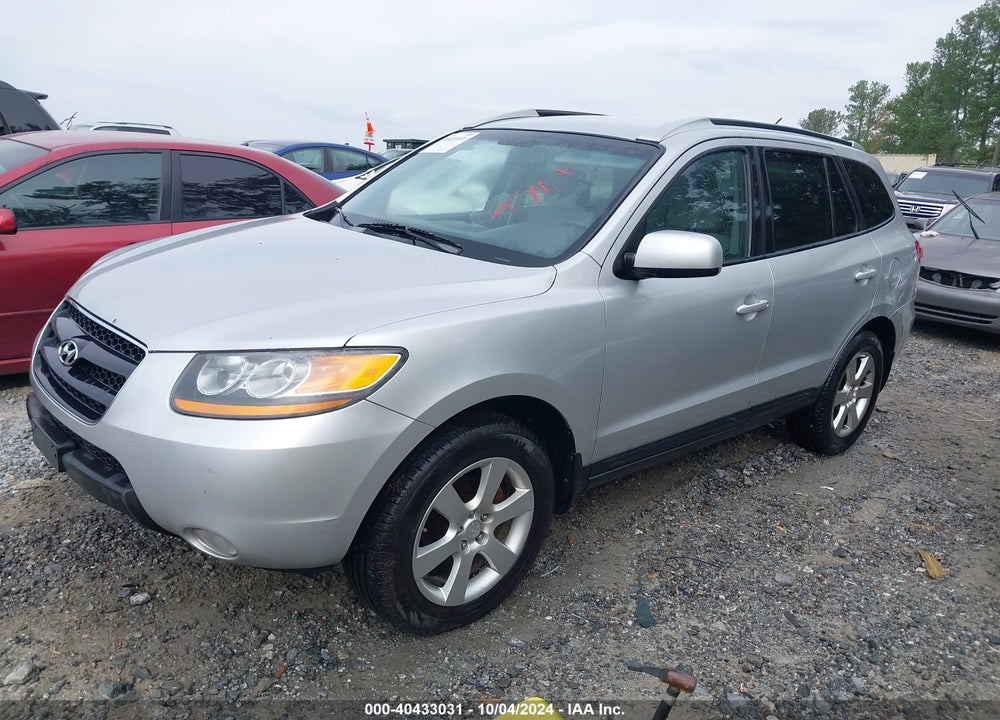 2008 HYUNDAI SANTA FE LIMITED/SE VIN: 5NMSH13E38H190130