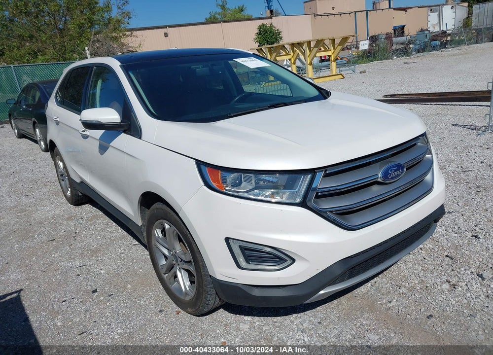 2015 FORD EDGE TITANIUM VIN: 2FMTK4K91FBB30074