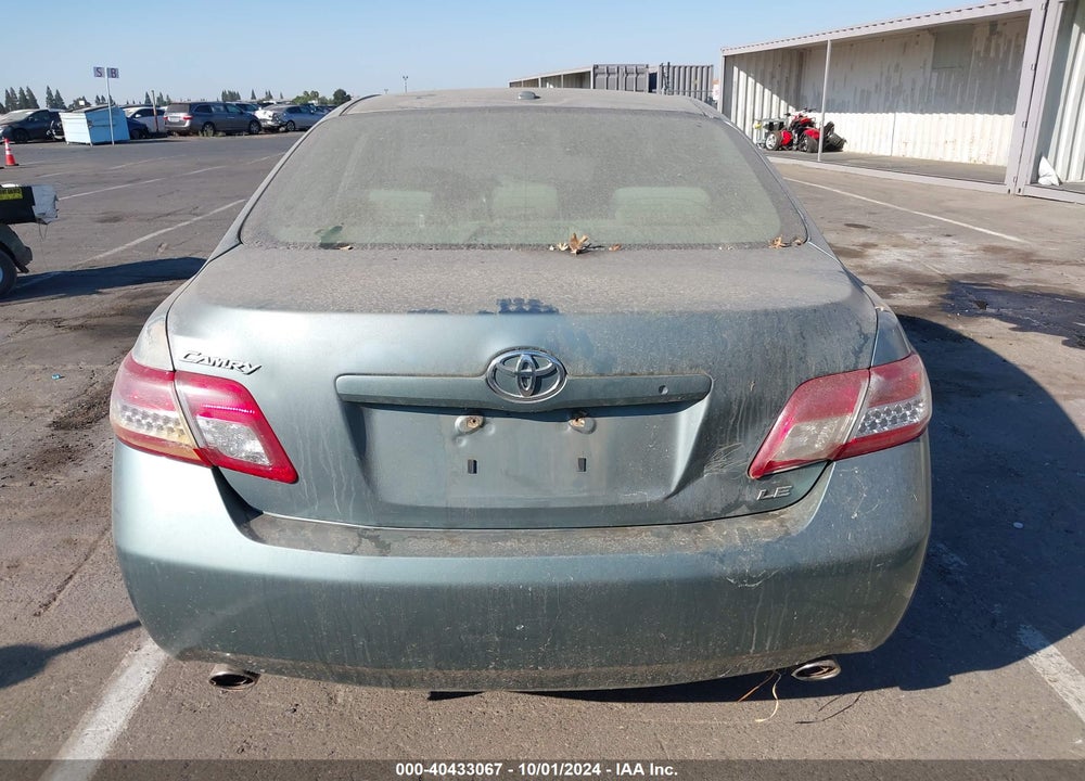 2011 TOYOTA CAMRY LE V6 VIN: 4T1BK3EK8BU614865