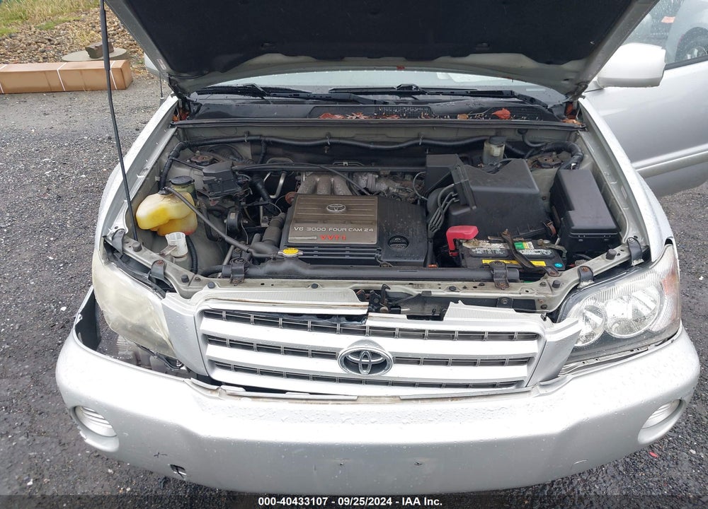 2002 TOYOTA HIGHLANDER V6 VIN: JTEGF21A820064401