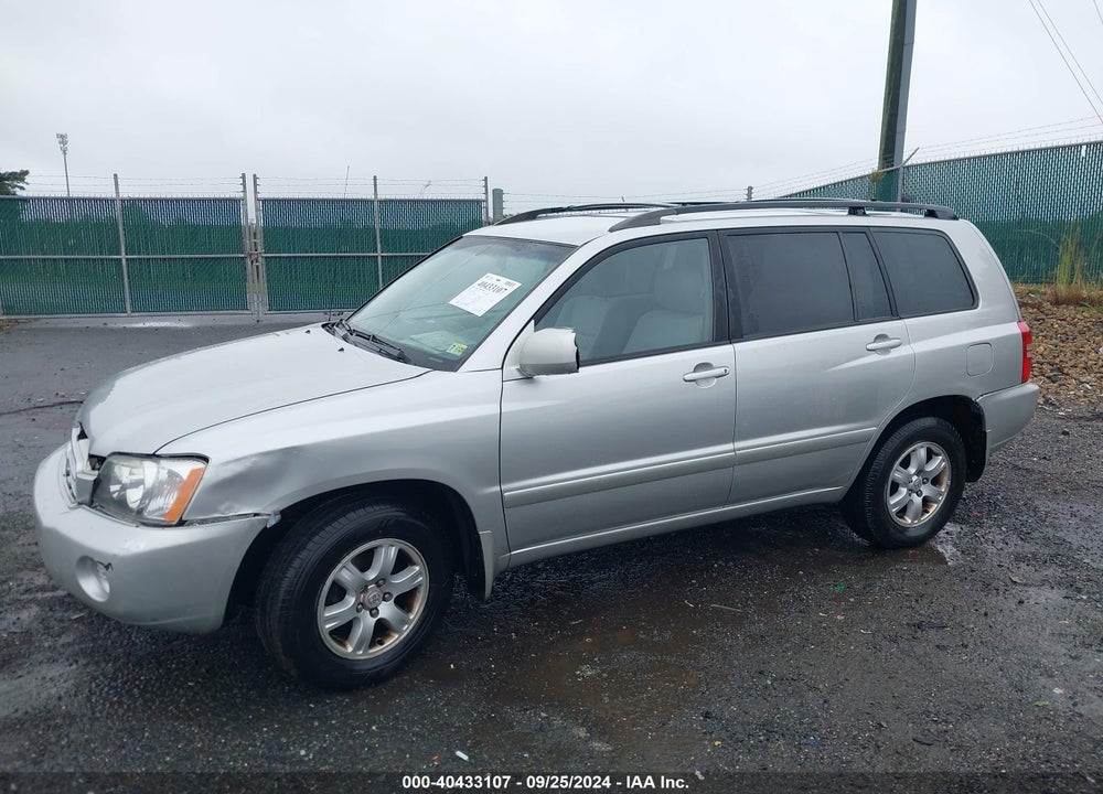 2002 TOYOTA HIGHLANDER V6 VIN: JTEGF21A820064401