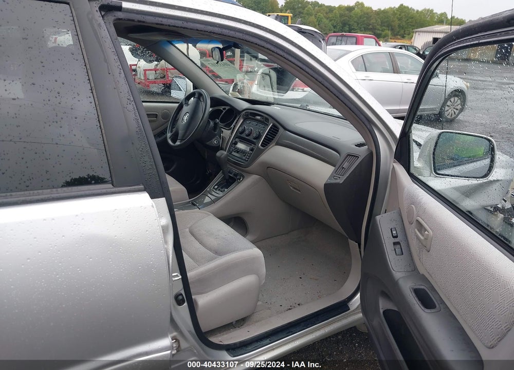 2002 TOYOTA HIGHLANDER V6 VIN: JTEGF21A820064401