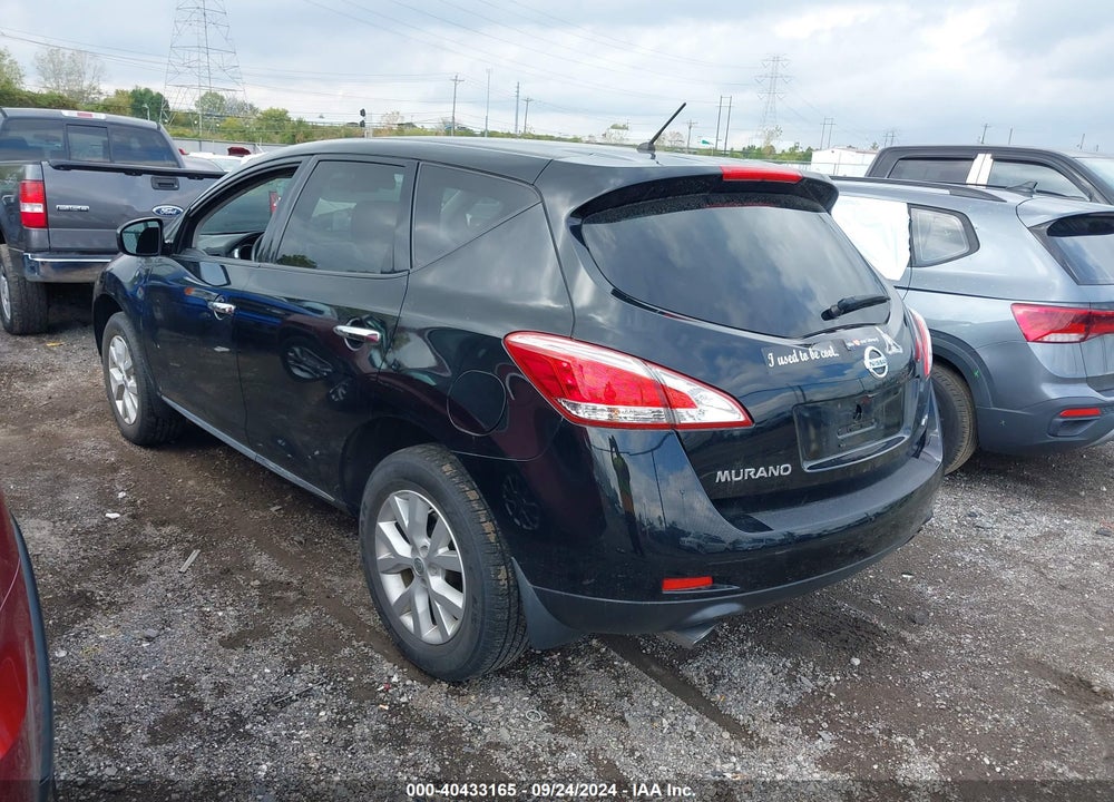 2012 NISSAN MURANO S VIN: JN8AZ1MW9CW233783
