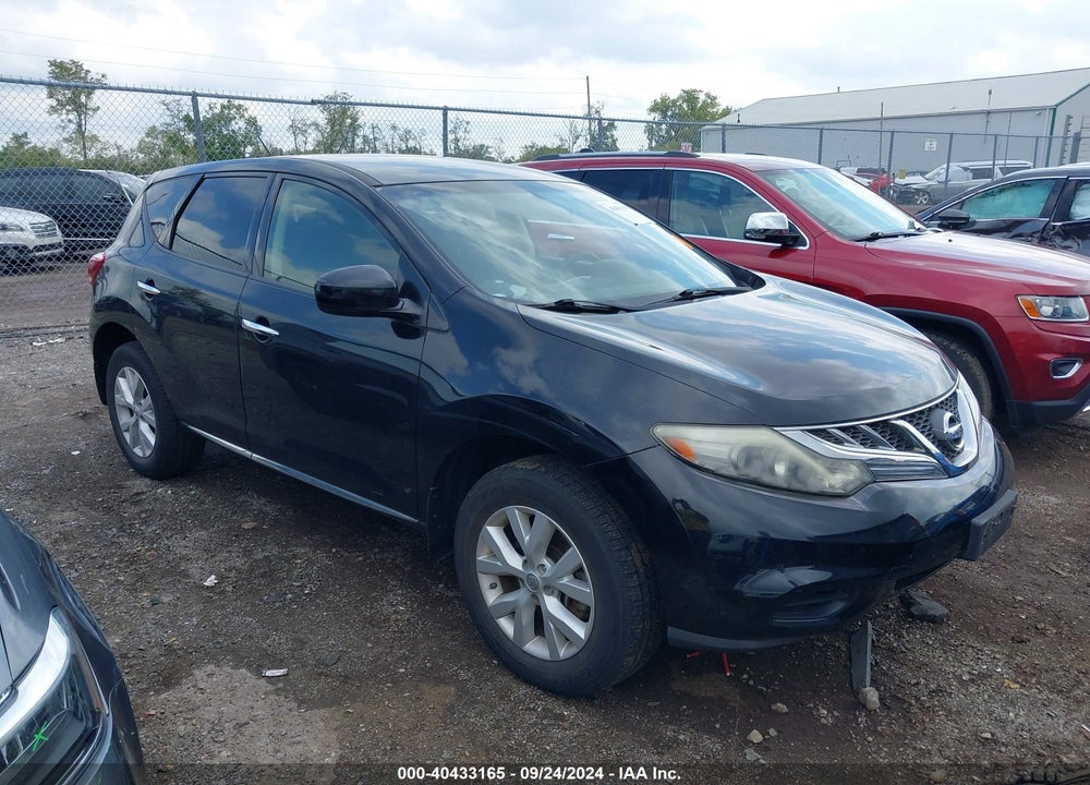 2012 NISSAN MURANO S VIN: JN8AZ1MW9CW233783
