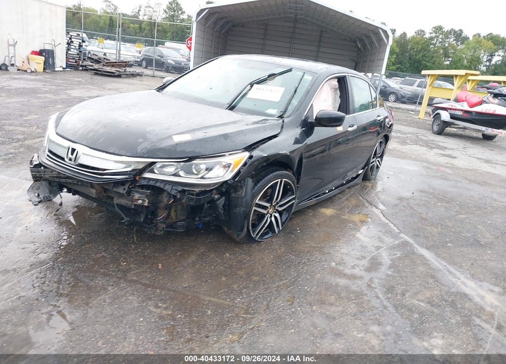 2016 HONDA ACCORD SPORT VIN: 1HGCR2F55GA017125