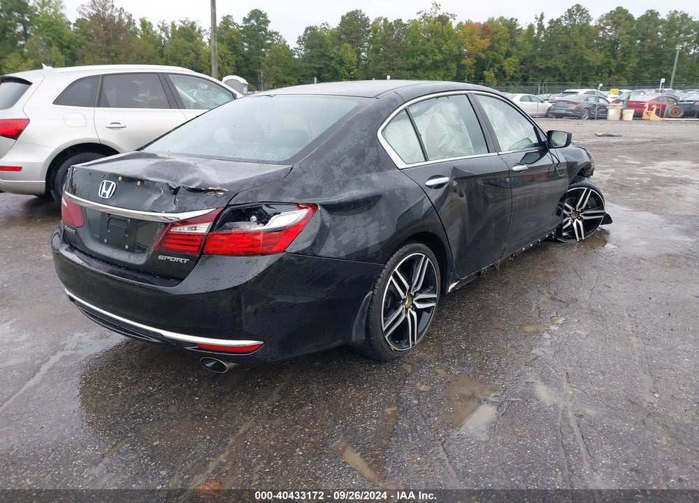 2016 HONDA ACCORD SPORT VIN: 1HGCR2F55GA017125