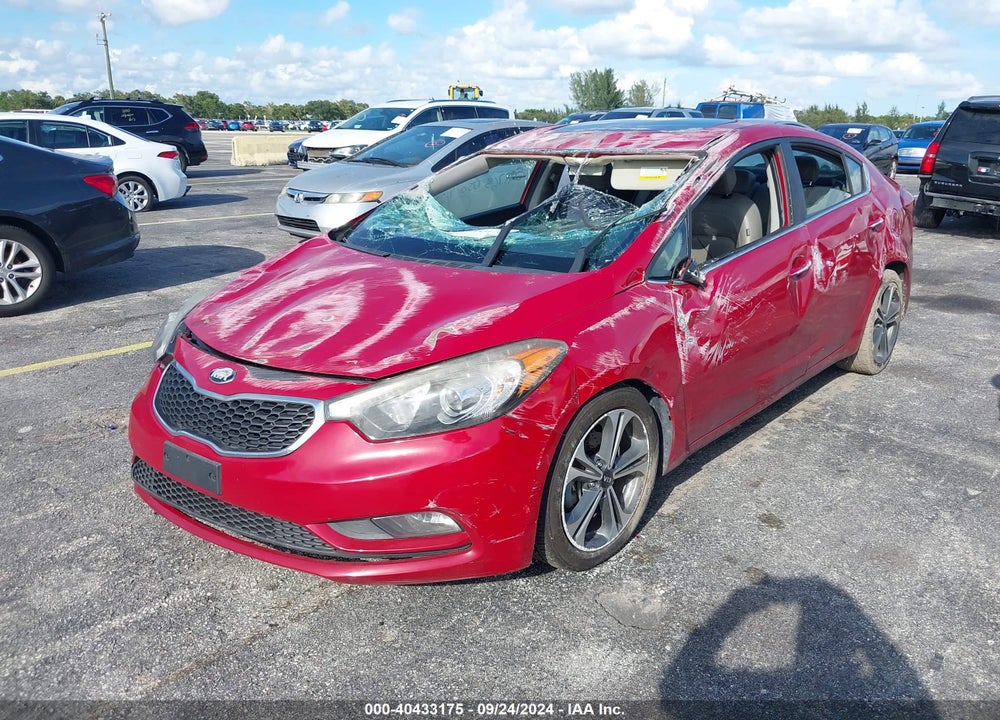 2016 KIA FORTE EX VIN: KNAFZ4A89G5548763