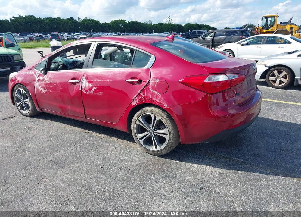 2016 KIA FORTE EX VIN: KNAFZ4A89G5548763