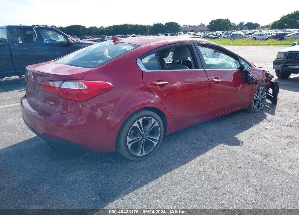 2016 KIA FORTE EX VIN: KNAFZ4A89G5548763