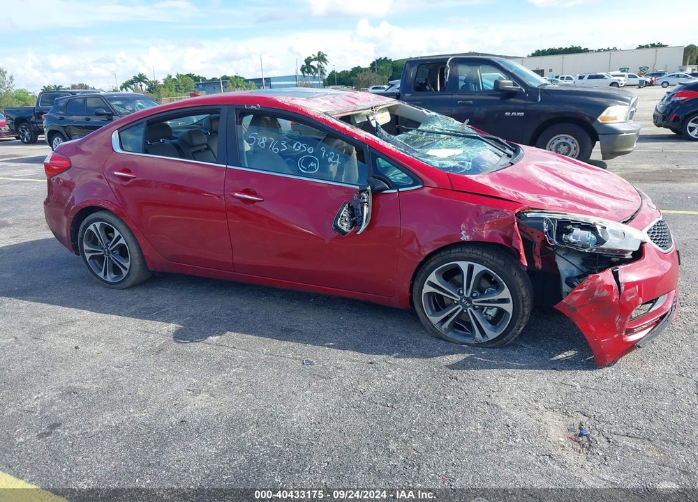2016 KIA FORTE EX VIN: KNAFZ4A89G5548763