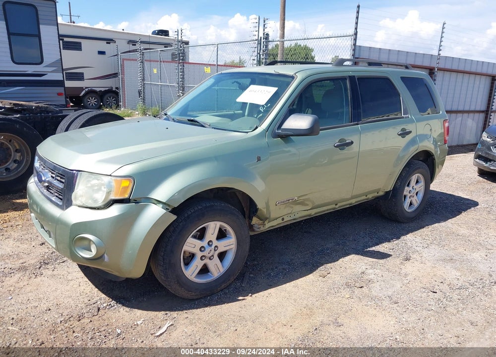2008 FORD ESCAPE HYBRID VIN: 1FMCU49HX8KE09068