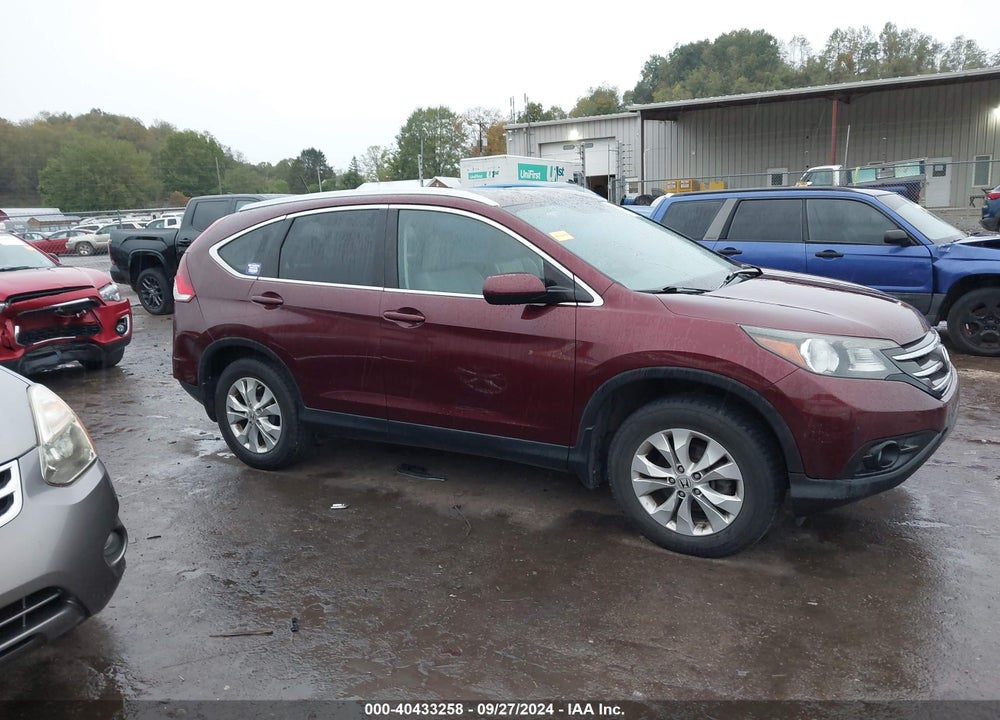 2013 HONDA CR-V EX-L VIN: 5J6RM4H7XDL070401