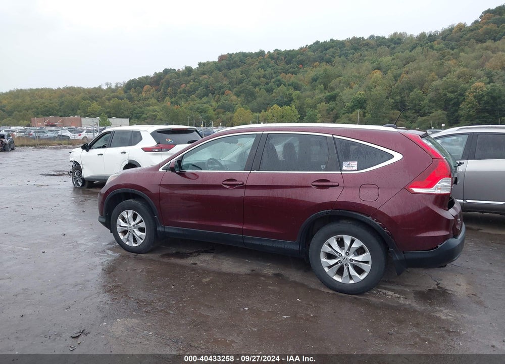 2013 HONDA CR-V EX-L VIN: 5J6RM4H7XDL070401