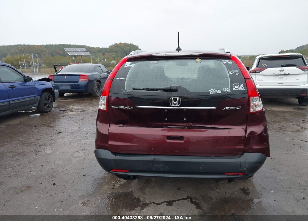 2013 HONDA CR-V EX-L VIN: 5J6RM4H7XDL070401