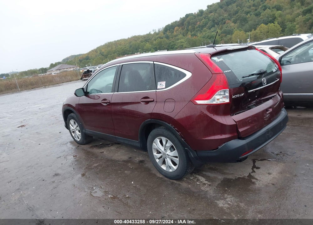 2013 HONDA CR-V EX-L VIN: 5J6RM4H7XDL070401