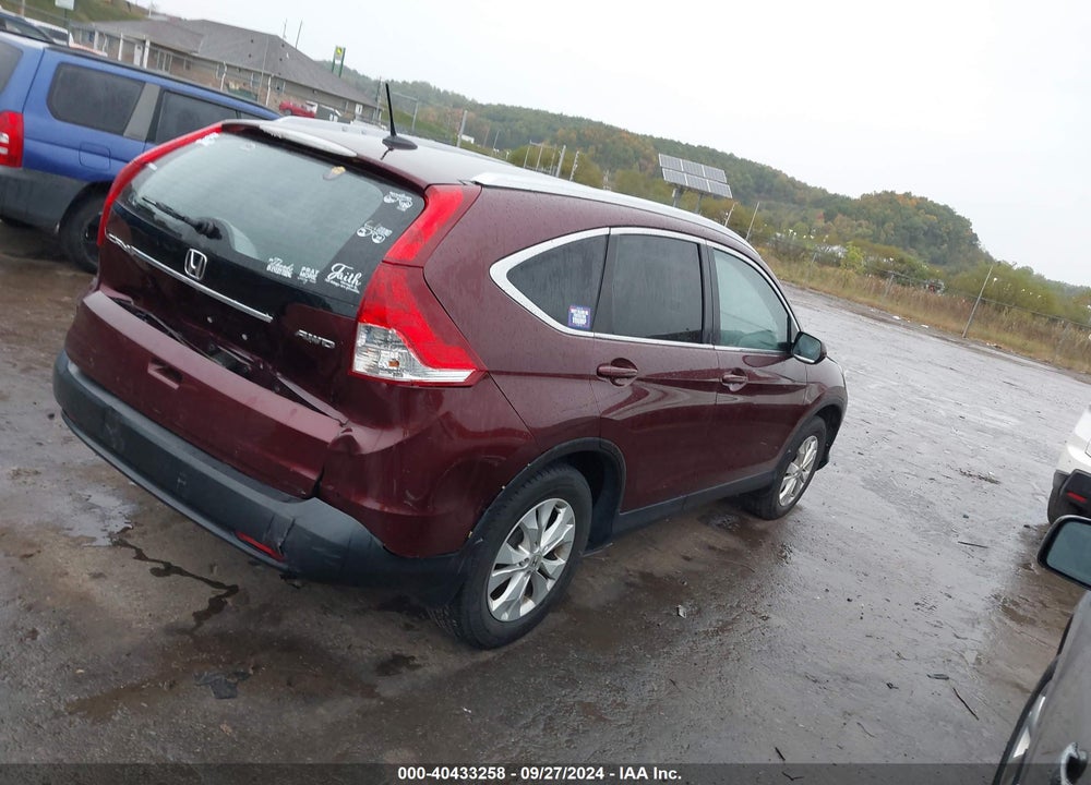 2013 HONDA CR-V EX-L VIN: 5J6RM4H7XDL070401