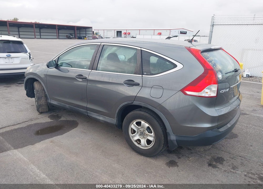 2012 HONDA CR-V LX VIN: 2HKRM3H38CH505772