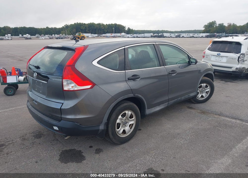 2012 HONDA CR-V LX VIN: 2HKRM3H38CH505772