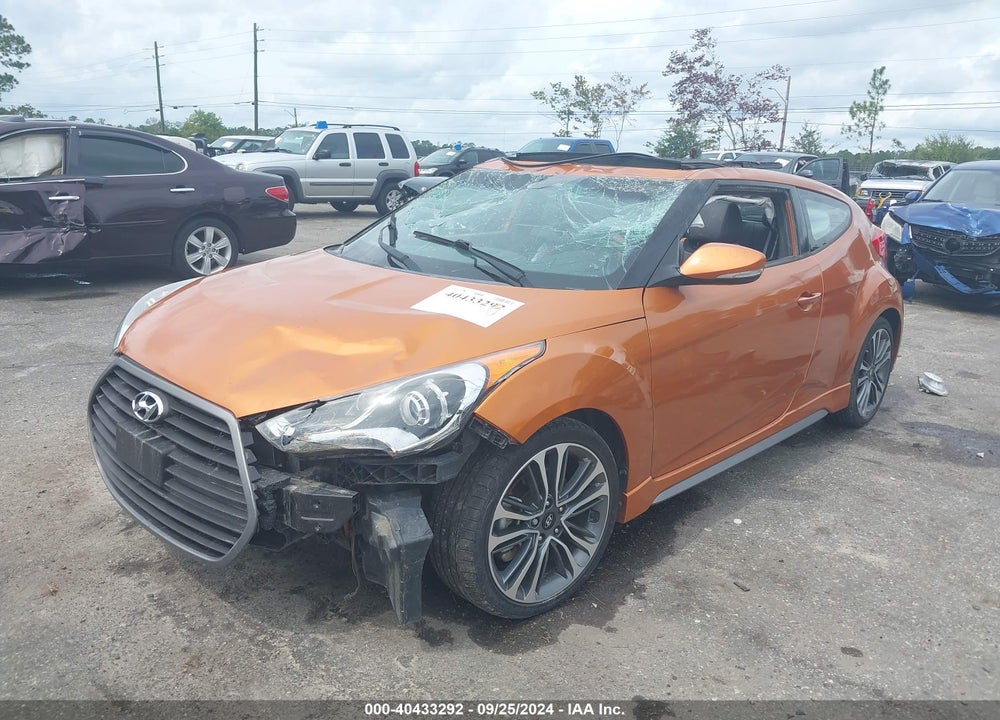 2016 HYUNDAI VELOSTER TURBO VIN: KMHTC6AE8GU301745